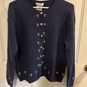 Northern Reflections embroidered cardigan